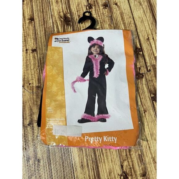 California Costumes PRETTY KITTY Cat Black DRESS Up - Picture 1 of 8